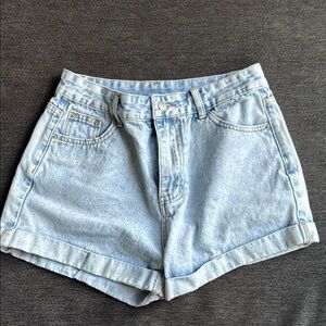 Light Blue Denim Women's Shorts